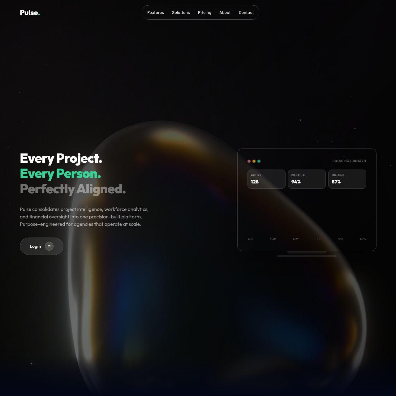 Pulse — Project Management & HR Suite — product screenshot